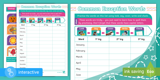 grade 2 english worksheets pdf common exception words