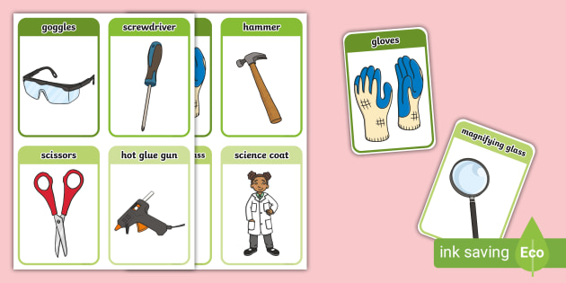 STEM Equipment Word Cards