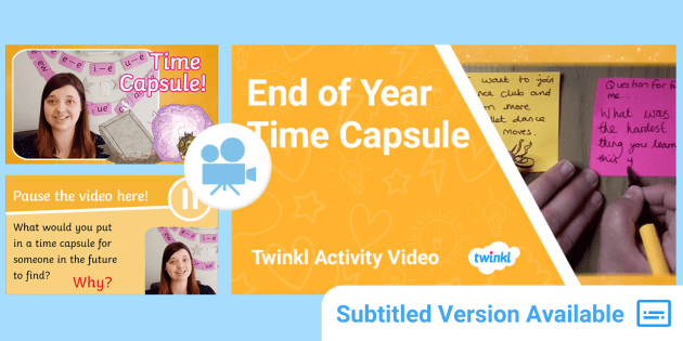 Husk surfing spredning FREE! - Fun KS1 (Ages 5-7) Activity Video: Making a Time Capsule