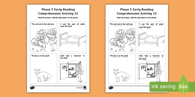 Phase 3 Eyfs Reading Comprehension Activity 12 1009