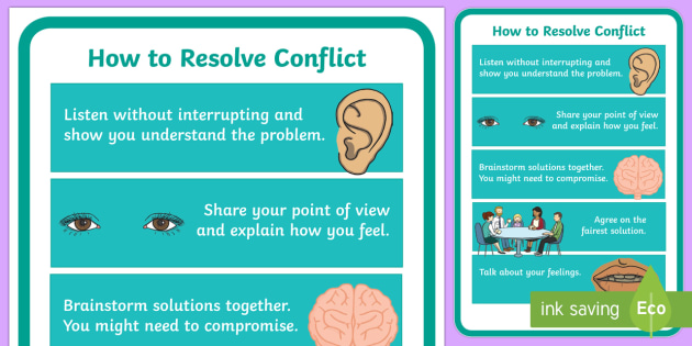 How to Resolve Conflict