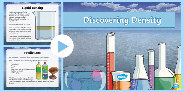 density experiment ppt