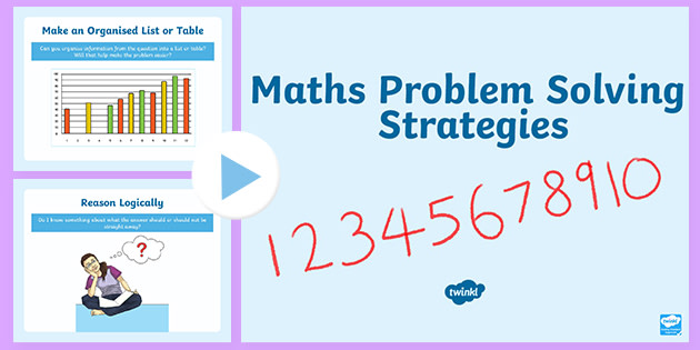 math problem solving strategies powerpoint