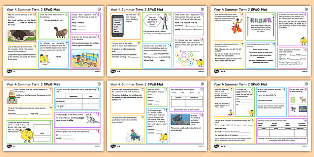 year-4-summer-term-2-spag-activity-mats-teacher-made