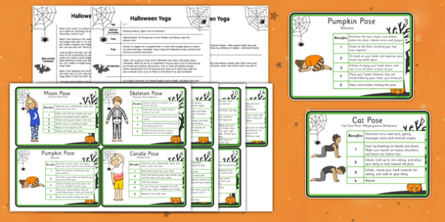 halloween yoga story