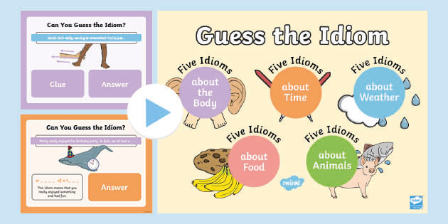 Idiom Game, U-Know Idiom Review Game by Fun in 5th Grade