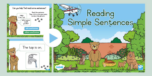 Simple Sentences For Reading Class 1