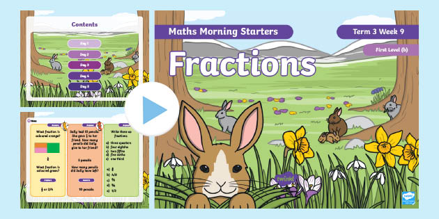 Maths Morning Starters First Level (b) Term 3 Week 9 PowerPoint