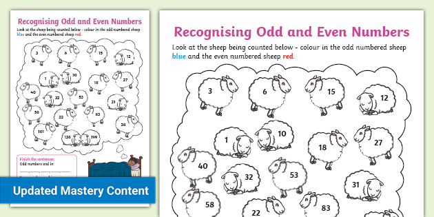 Odd And Even Numbers Games For The Classroom