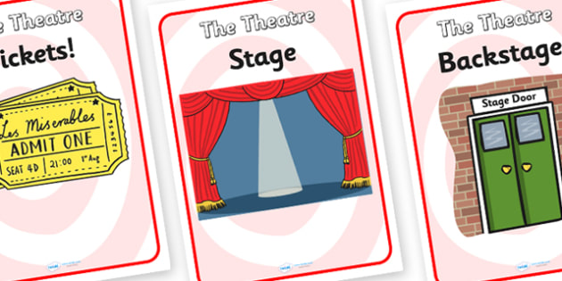 Role Play Drama Posters - Performing Arts Display Resources