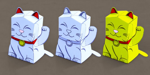 Para imprimir  Arte em papel em 3d, Como fazer um gato, Desenho
