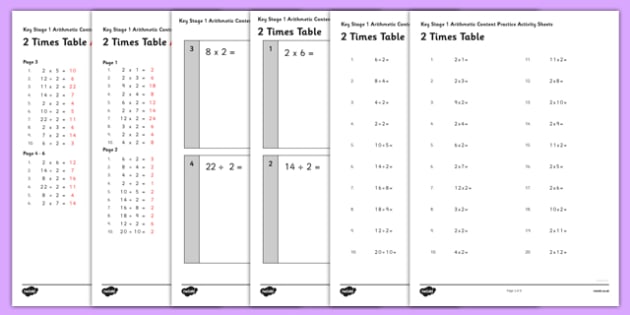2x table worksheet ks1 pictures new idea