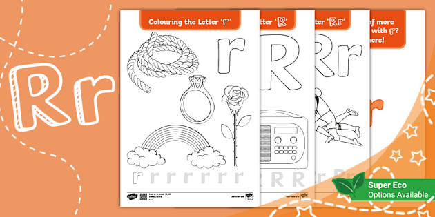 R For Coloring Free Printable Letter R Coloring Pages Pdf