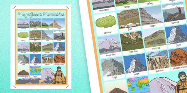 mountains homework grid