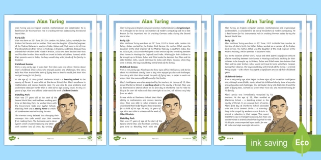 Alan Turing Facts & Biography