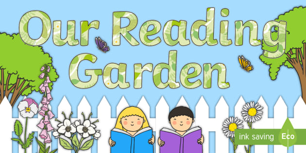 Reading Garden Display Pack Teacher Made