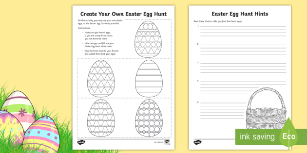 easter egg hunt activities