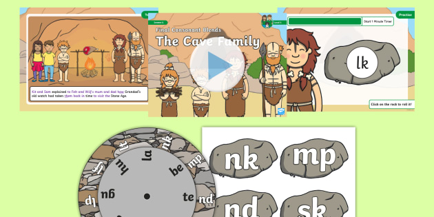 final consonant blends lesson pack   level   week   lesson