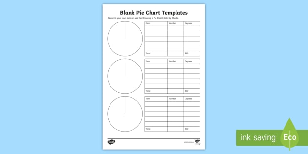 Printable Pie Chart