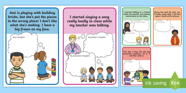 Other Peoples Feelings Thought Cards (teacher made)