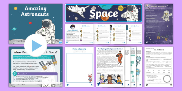 space homework ks1