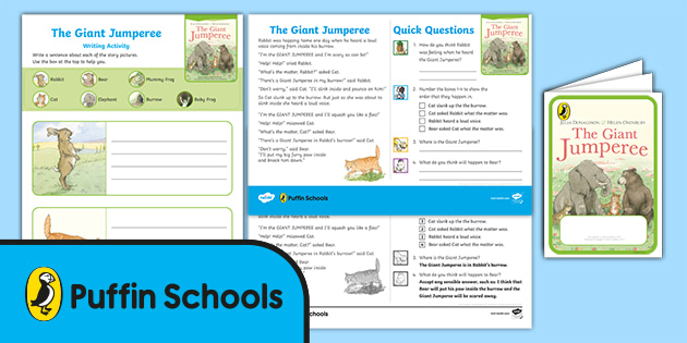 Daily Reading: The Giant Jumperee Activity Pack Ages 5-7