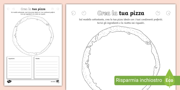 Attività: Crea la tua pizza (Teacher-Made) - Twinkl