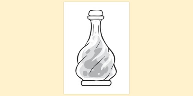 FREE! - Potion Bottle Colouring Sheet | Colouring Sheets