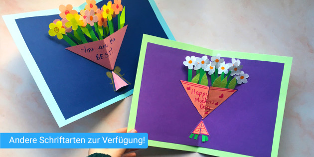 3D-Welpen-Up Muttertagskarte – Mit Musik & Licht, Besondere Pop-Up-Grußkarte Zum Muttertag