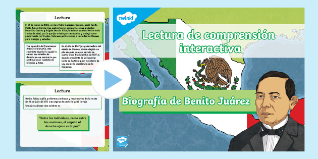 PowerPoint: Lectura biografía de Benito Juárez