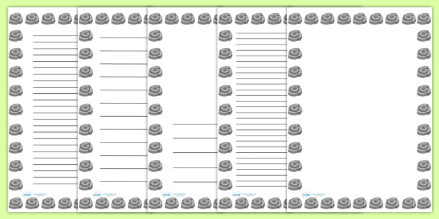 Fossil Page Borders (teacher made)