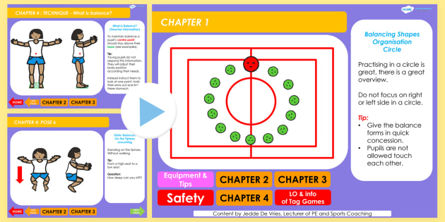 Balancing Actives For Physical Education Pe Powerpoint