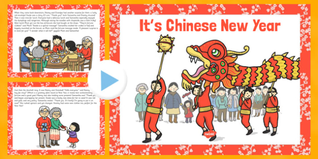 chinese new year story written