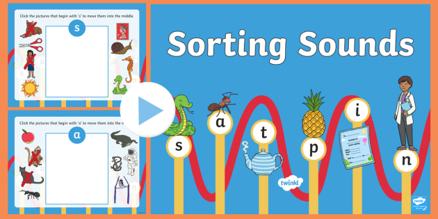 S A T P I N Sorting Sounds Powerpoint Game