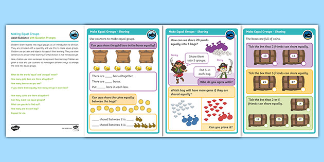 👉 White Rose Compatible Year 1 Make Equal Groups - Sharing