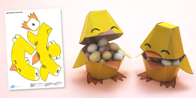 Egg Holding Paper Model Egg Holding Paper Model Craft