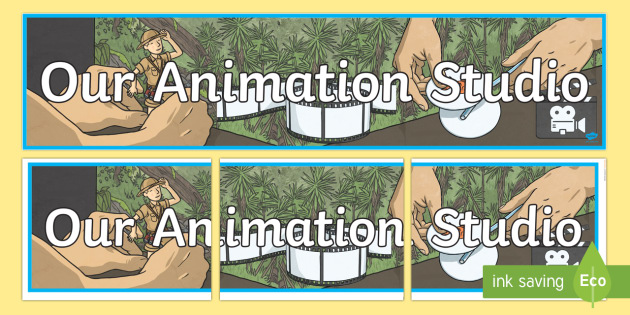 Animation Studio Banner Teacher Made