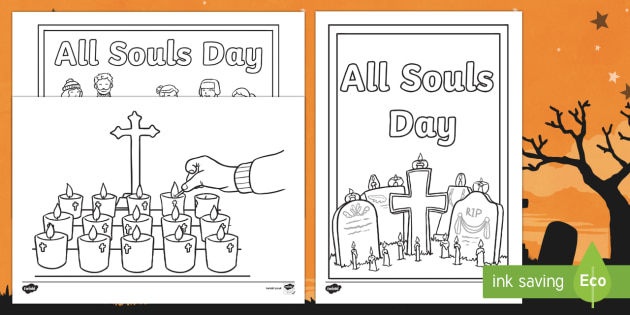 all-souls-day-colouring-pages