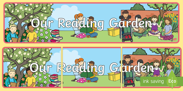 Our Reading Garden Display Banner Teacher Made
