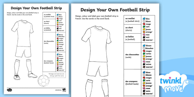 create your own football strip