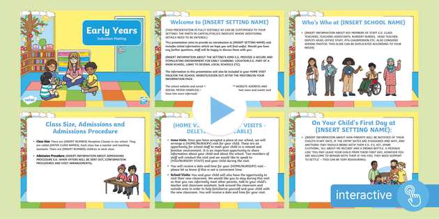 eyfs powerpoint presentation new parents