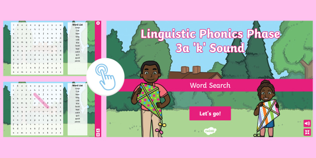 linguistic-phonics-phase-3a-k-sound-interactive-word-search