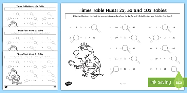 Times Tables Missing Numbers Worksheet / Worksheet, worksheet
