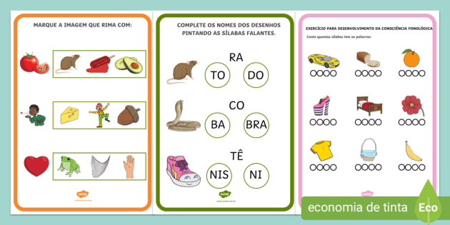 Sílabas e Figuras  Portal da Educação