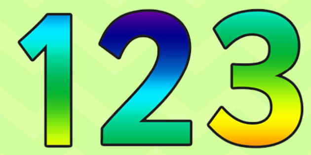 👉 Rainbow Alphabet Display Numbers
