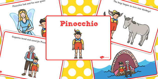 Pinocchio Story Sequenging (teacher made)