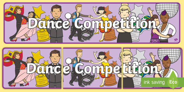 Dance Competition Display Banner