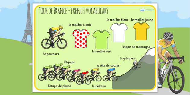 tour de france french vocabulary