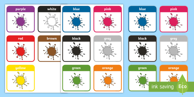 Color Flashcards - Teach Colors - FREE Printable Flashcards & Posters!