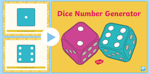 Rolling Dice Animation PowerPoint | Interactive Dice